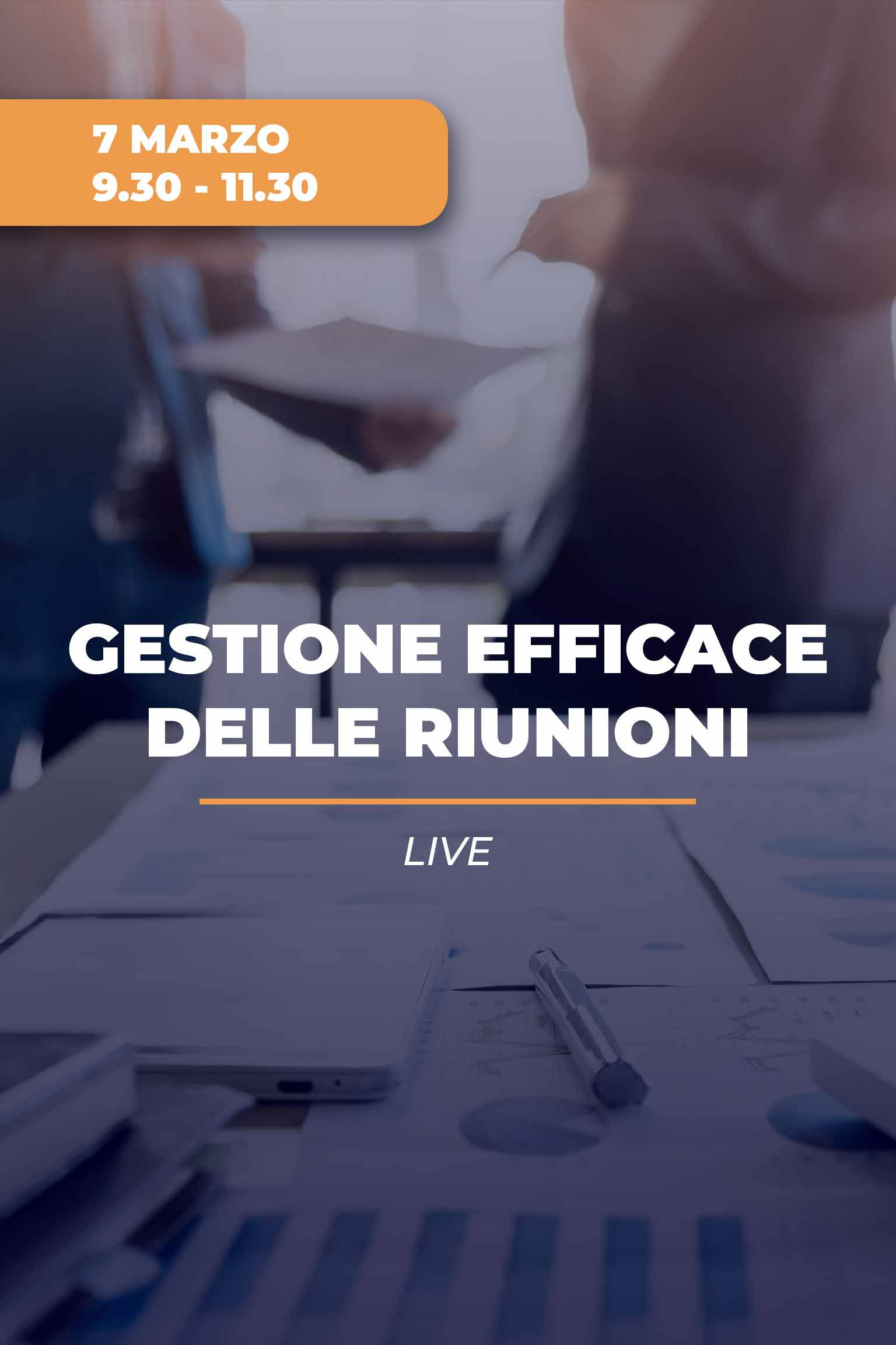 Gestione efficace delle riunioni